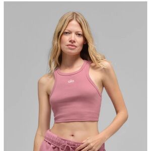 LIMITED COLOR pink wild rose aspire tank Alo yoga